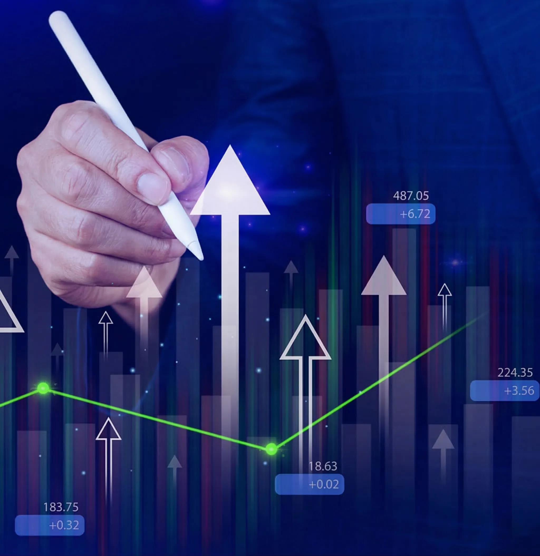 Advisors reviewing GIC options at a desk